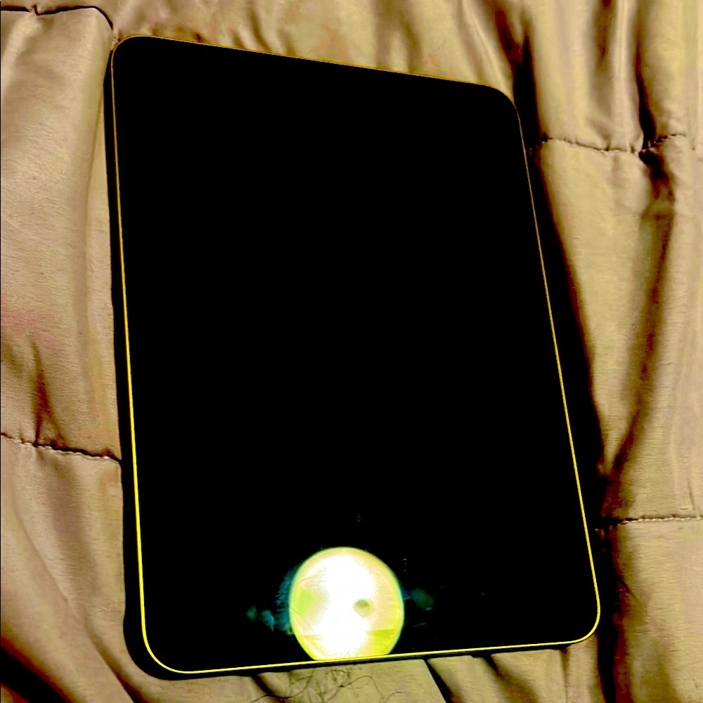 Yellow and Black Tablet with Modern Design